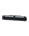 PATCH PANEL 10'' 12 PORT 1U KAT.5E CZARNY EQUIP - nr 16