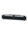 PATCH PANEL 10'' 12 PORT 1U KAT.5E CZARNY EQUIP - nr 1
