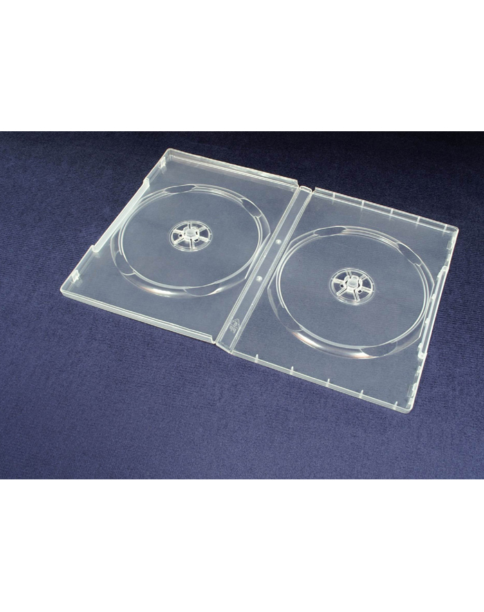 PUDEŁKO NA 2 DVD 14 mm TRANSPARENT główny