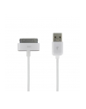 Kabel USB 2.0 do iPad / iPhone / iPod transfer/ładowanie 1.0m biały - nr 4