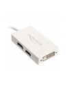 ADAPTER DISPLAYPORT MINI(M)->DISPLAYPORT (F) +DVI-I(F)(24+5) DUAL LINK +HDMI DELOCK - nr 5