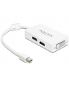 ADAPTER DISPLAYPORT MINI(M)->DISPLAYPORT (F) +DVI-I(F)(24+5) DUAL LINK +HDMI DELOCK - nr 11