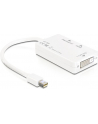 ADAPTER DISPLAYPORT MINI(M)->DISPLAYPORT (F) +DVI-I(F)(24+5) DUAL LINK +HDMI DELOCK - nr 16