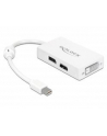 ADAPTER DISPLAYPORT MINI(M)->DISPLAYPORT (F) +DVI-I(F)(24+5) DUAL LINK +HDMI DELOCK - nr 26