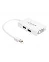 ADAPTER DISPLAYPORT MINI(M)->DISPLAYPORT (F) +DVI-I(F)(24+5) DUAL LINK +HDMI DELOCK - nr 27