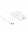 ADAPTER DISPLAYPORT MINI(M)->DISPLAYPORT (F) +DVI-I(F)(24+5) DUAL LINK +HDMI DELOCK - nr 35