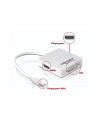 ADAPTER DISPLAYPORT MINI(M)->DISPLAYPORT (F) +DVI-I(F)(24+5) DUAL LINK +HDMI DELOCK - nr 3