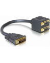 ADAPTER DVI-D(M)(24+1) DUAL LINK->DVI-D(F)(24+1) DUAL LINK X2 DELOCK - nr 10