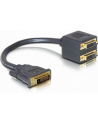 ADAPTER DVI-D(M)(24+1) DUAL LINK->DVI-D(F)(24+1) DUAL LINK X2 DELOCK - nr 11