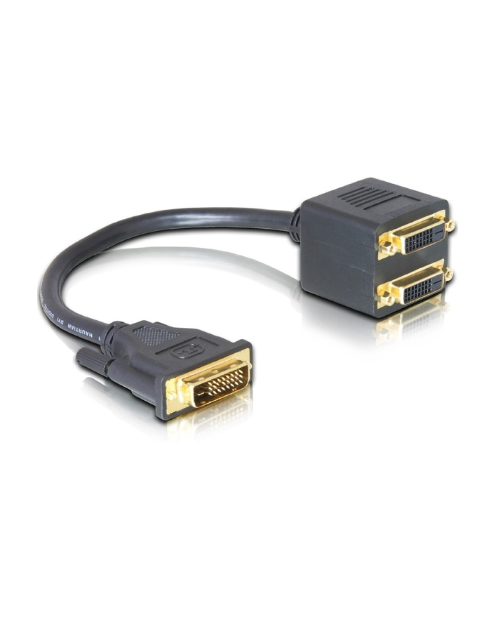 ADAPTER DVI-D(M)(24+1) DUAL LINK->DVI-D(F)(24+1) DUAL LINK X2 DELOCK główny