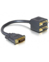 ADAPTER DVI-D(M)(24+1) DUAL LINK->DVI-D(F)(24+1) DUAL LINK X2 DELOCK - nr 4