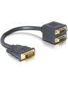 ADAPTER DVI-D(M)(24+1) DUAL LINK->DVI-D(F)(24+1) DUAL LINK X2 DELOCK - nr 7