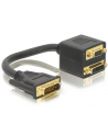 ADAPTER DVI-I(M)(24+5) DUAL LINK->DVI-D(F)(24+1) +VGA(15F) DELOCK - nr 3