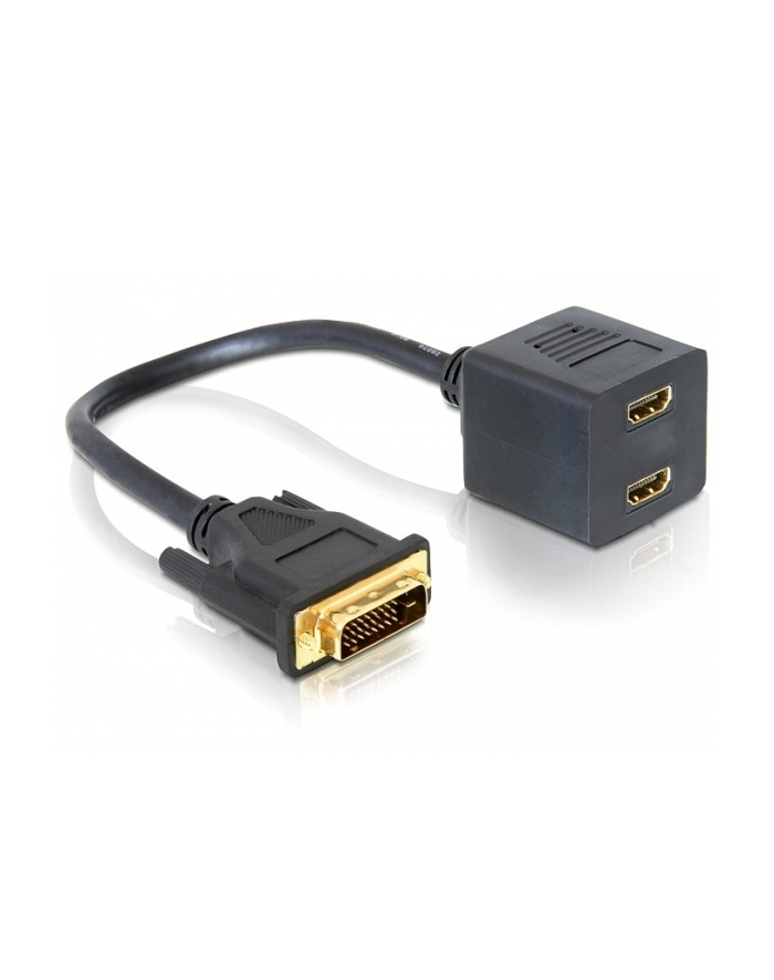 ADAPTER DVI-D(M)(24+1) DUAL LINK->2 X HDMI DELOCK główny
