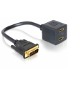 ADAPTER DVI-D(M)(24+1) DUAL LINK->2 X HDMI DELOCK - nr 5