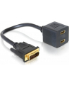 ADAPTER DVI-D(M)(24+1) DUAL LINK->2 X HDMI DELOCK - nr 7