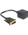 ADAPTER DVI-D(M)(24+1) DUAL LINK->2 X HDMI DELOCK - nr 9