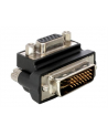 ADAPTER VGA(15F)->DVI-I(M)(24+5) DUAL LINK KĄTOWY 90'''' DELOCK - nr 12