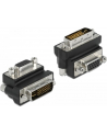 ADAPTER VGA(15F)->DVI-I(M)(24+5) DUAL LINK KĄTOWY 90'''' DELOCK - nr 14