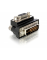 ADAPTER VGA(15F)->DVI-I(M)(24+5) DUAL LINK KĄTOWY 90'''' DELOCK - nr 7