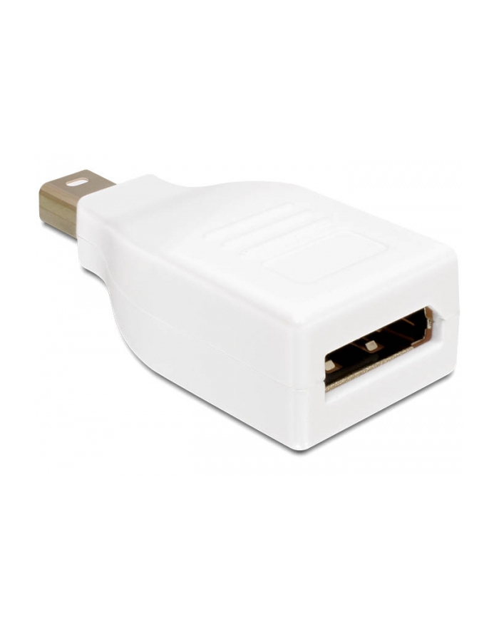 ADAPTER DISPLAYPORT MINI(M)->DISPLAYPORT(F) DELOCK WHITE główny