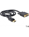 KABEL DISPLAYPORT (M)->DVI-D(M)(24+1) DUAL LINK 1M DELOCK - nr 13