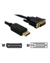 KABEL DISPLAYPORT (M)->DVI-D(M)(24+1) DUAL LINK 1M DELOCK - nr 9