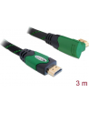 KABEL HDMI-HDMI PREMIUM KĄTOWY PRAWY GREEN SZNUR 3M DELOCK - nr 14