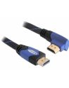 KABEL HDMI-HDMI PREMIUM KĄTOWY LEWY BLUE SZNUR 2M DELOCK - nr 10