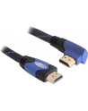 KABEL HDMI-HDMI PREMIUM KĄTOWY LEWY BLUE SZNUR 3M DELOCK - nr 11