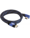 KABEL HDMI-HDMI PREMIUM KĄTOWY LEWY BLUE SZNUR 3M DELOCK - nr 18