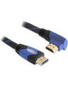 KABEL HDMI-HDMI PREMIUM KĄTOWY LEWY BLUE SZNUR 3M DELOCK - nr 19