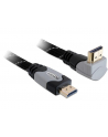 KABEL HDMI-HDMI PREMIUM KĄTOWY GÓRA GRAY SZNUR 2M DELOCK - nr 12