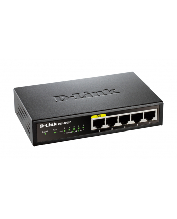 D-Link 5-Port Fast Ethernet PoE Desktop Switch