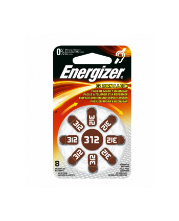 Bateria Słuchowa Energizer Zinc Air 312 /8szt.