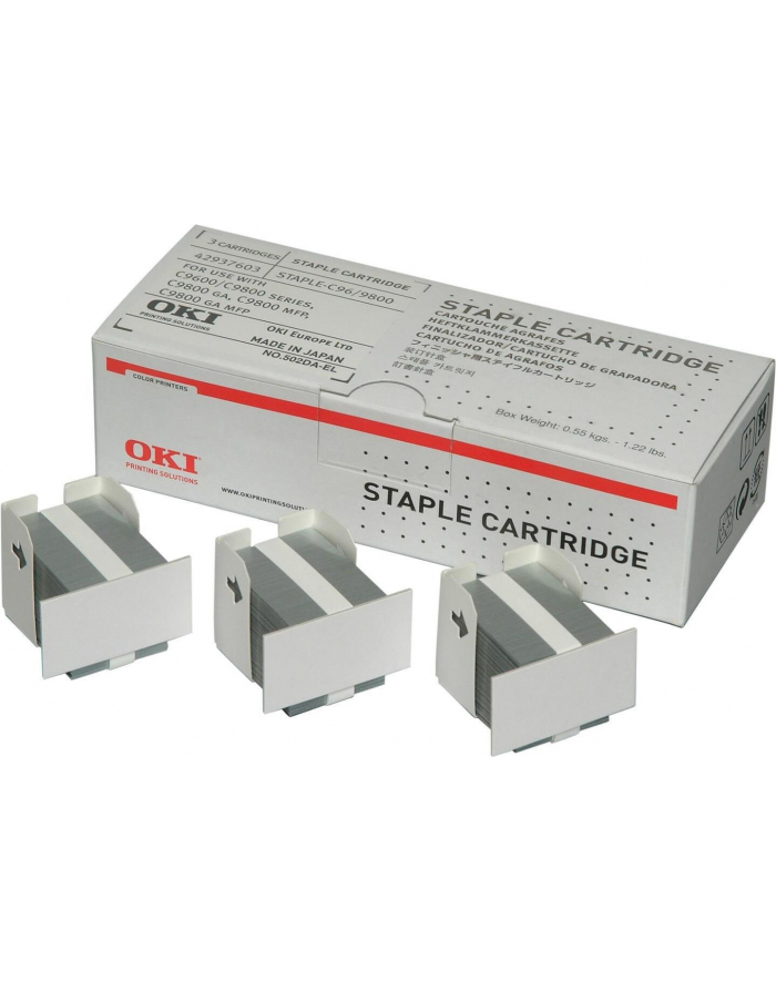 Zszywki OKI | 3x5000szt | C9600/9650/9800/9655 główny