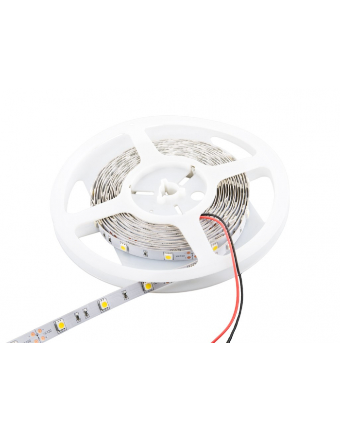 Whitenergy taśma LED 5m | 60szt/m | 5050 | 14,4W/m | 3000K ciepła biała bez kone główny