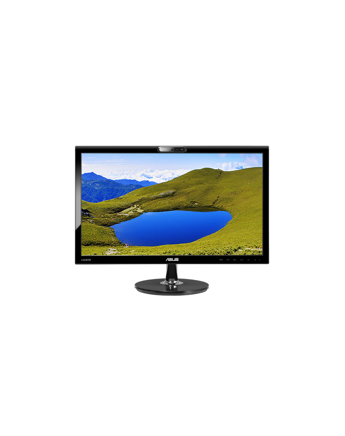 Asus Monitor LED VK228H 21,5''; FullHD; 2ms; DVI/HDMI; webcam; czarny główny