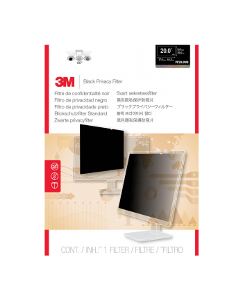 Filtr prywatyzujący 20.0'''' 16:9 czarny