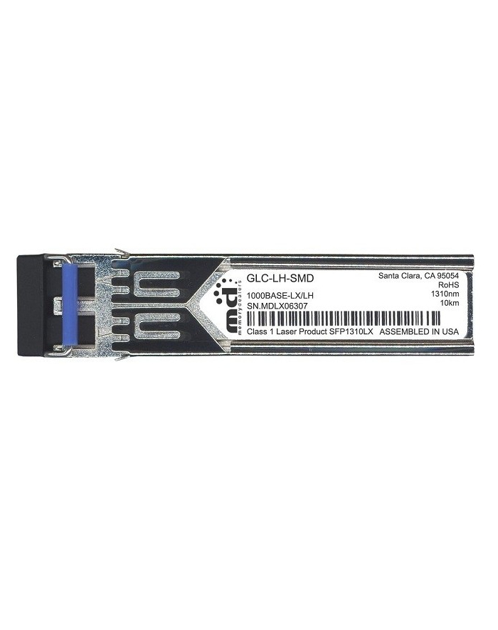 Cisco GE SFP module, LC connector, LX/LH transceiver, MMF/SMF, 1310nm, DOM główny