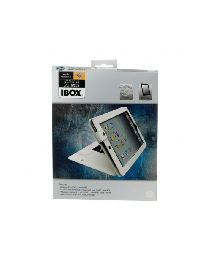 iBOX ETUI EKO SKÓRA iPad 2  New iPad  BIAŁE główny