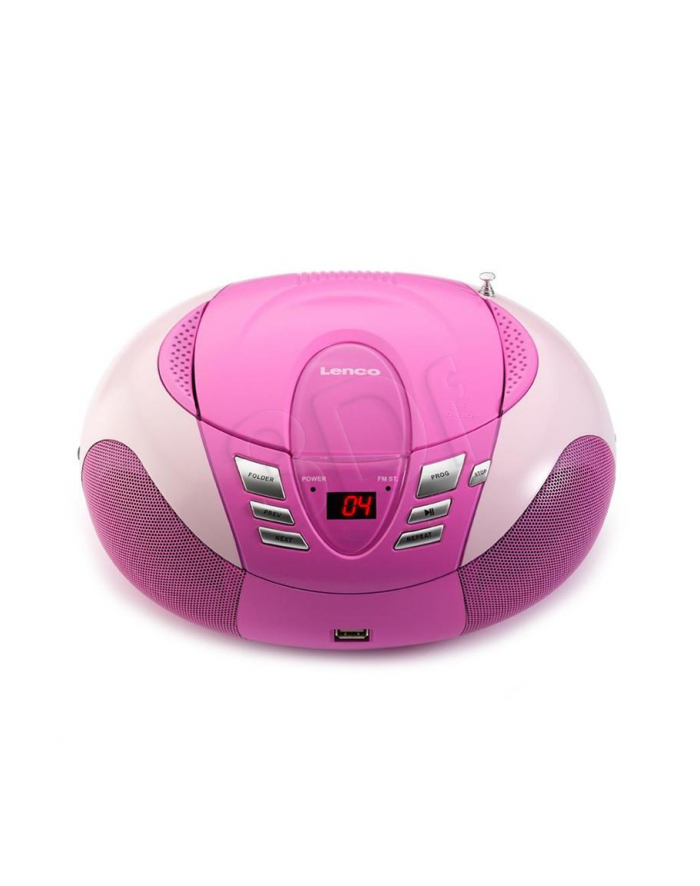 Radioodtwarzacz Lenco SCD-37USB PINK główny