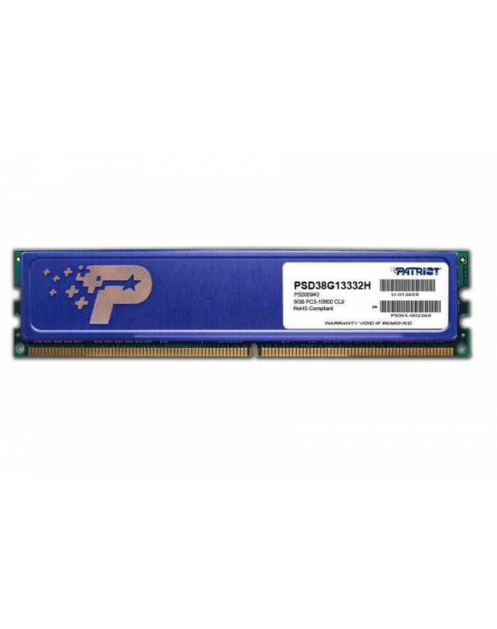 Patriot 8GB 1333MHz DDR3 Non-ECC CL9 1.5V Heatsink główny