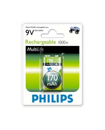 Akumulator Philips 9VB1A17/10 9V 170mAh 1 szt. ( Akumulator do elektronicznych zabawek i odtwarzaczy audio ) nr 2