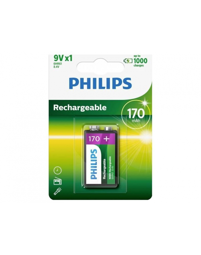 Akumulator Philips 9VB1A17/10 9V 170mAh 1 szt. ( Akumulator do elektronicznych zabawek i odtwarzaczy audio ) główny