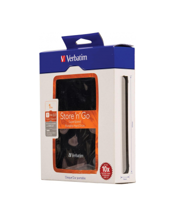 Dysk Verbatim Store 'n' Go USB 3.0 Portable 2,5'' 1 TB, Zewnętrzny Czarny