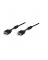Manhattan Kabel monitorowy SVGA HD15 M/HD15 M 3m z ferrytem czarny - nr 24