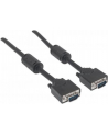 Manhattan Kabel monitorowy SVGA HD15 M/HD15 M 3m z ferrytem czarny - nr 26