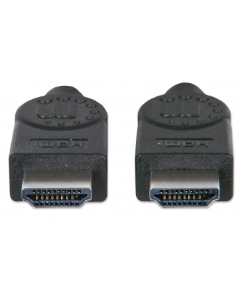 Manhattan Kabel monitorowy HDMI/HDMI 15m ekranowany czarny z kanałem Ethernet