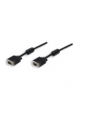 Manhattan Kabel monitorowy SVGA HD15 M/HD15 M 15m z ferrytem czarny - nr 17